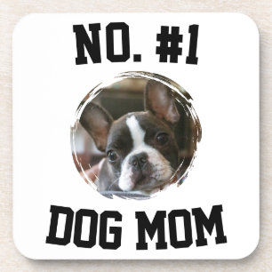 Number 1 Dog Mom Mum Pet Lovers  Coaster