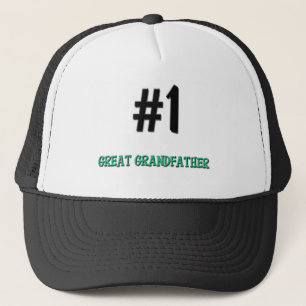 Number 1 Great Grandfather Trucker Hat