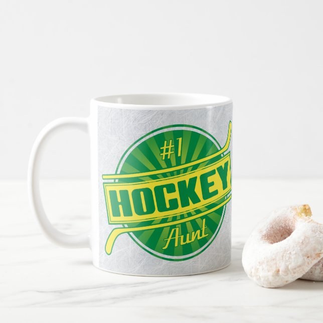 Number 1 Hockey Aunt Mug (With Donut)