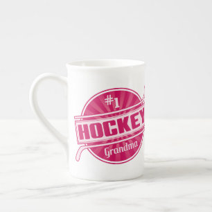 Number 1 Hockey Grandma Bone China Mug