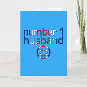 Number 1 Husband ( Husband's Birthday ) Card
