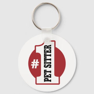 Number 1 Pet Sitter Key Ring