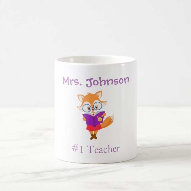 Number 1 Teacher Coffee Mug (Center)
