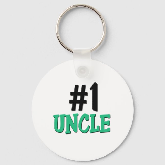 Number 1 Uncle Key Ring (Front)
