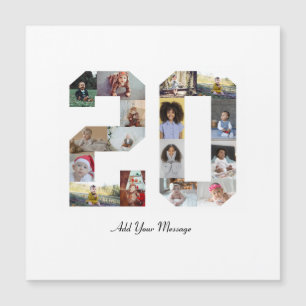 Number 20 Photo Collage