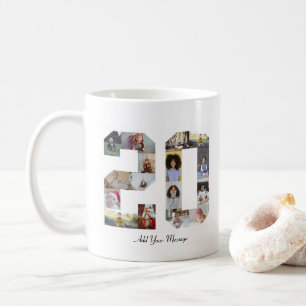 Number 20 Photo Collage Coffee Mug