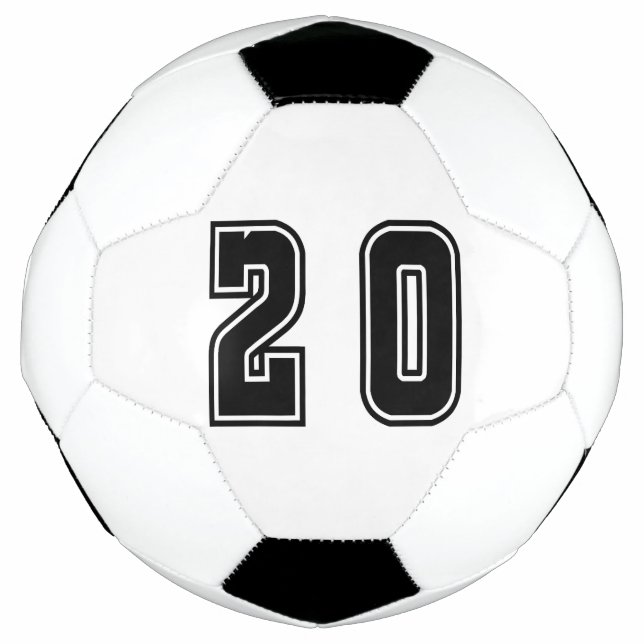 number 20 soccer ball (Front)