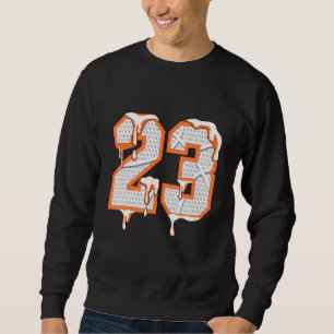 Number 23 Drip Sneaker Match 1 High Og Electro Ora Sweatshirt