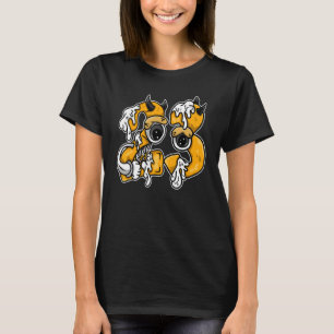 Number 23 Dripping OG Yellow Toe 1s Matching T-Shirt