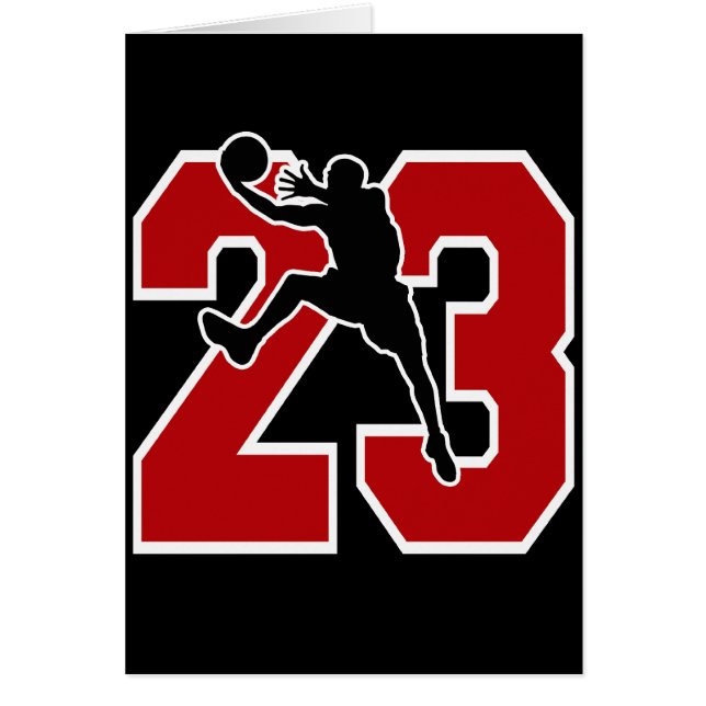 NUMBER 23 WITH BASKETBALL PLAYER (Front)