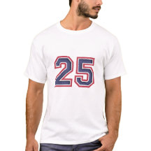 Number 25 Birthday T-Shirt