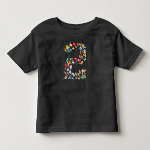 Number 2 Birds Theme 2 Year Old Toddler T-Shirt