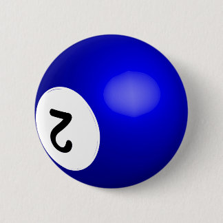 Number 2 Pool Ball Button