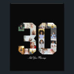 Number 30 Photo Collage<br><div class="desc">This customisable product is where photos are arranged to form the shape of a number. It is often used for milestone celebrations like birthdays, anniversaries, or achievements, allowing users to showcase memorable images within a single, eye-catching display. The designs typically offer spaces for various photo sizes and orientations, ensuring a...</div>