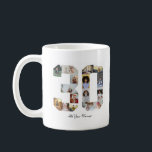 Number 30 Photo Collage Coffee Mug<br><div class="desc">This customisable product is where photos are arranged to form the shape of a number. It is often used for milestone celebrations like birthdays, anniversaries, or achievements, allowing users to showcase memorable images within a single, eye-catching display. The designs typically offer spaces for various photo sizes and orientations, ensuring a...</div>