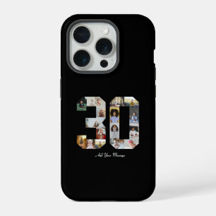 Number 30 Photo Collage iPhone 15 Pro Case