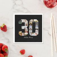 Number 30 Photo Collage