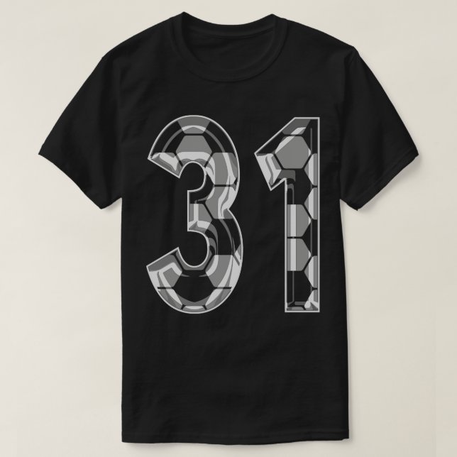 Number 31 Jersey 31 Mum Player Fan T-Shirt (Design Front)