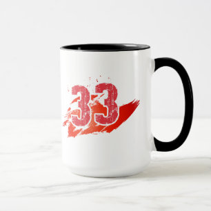 Number 33 mug