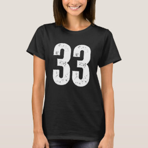 Number 33 T-Shirt