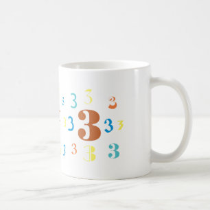 Number 3 mug