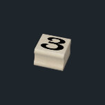 Number 3 Rubber Art Stamp<br><div class="desc">Number 3 Rubber Art Stamp</div>
