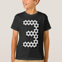 Number 3 Soccer Ball Pattern Boys Kids 3 Year Old