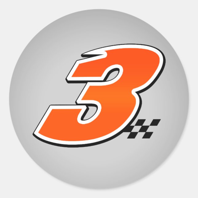 Number 3 - Sticker (Front)