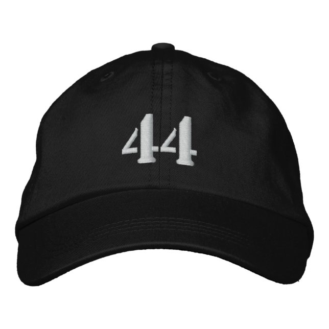 Number 44 Personalised Adjustable Hat (Front)