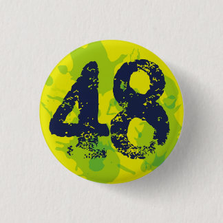 Number 48 batch 3 cm round badge