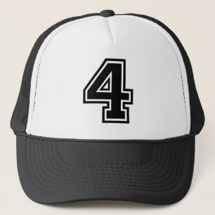 Number 4 Classic Trucker Hat