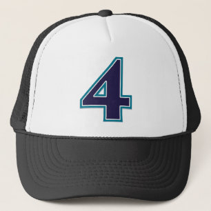 Number 4 Classic Trucker Hat