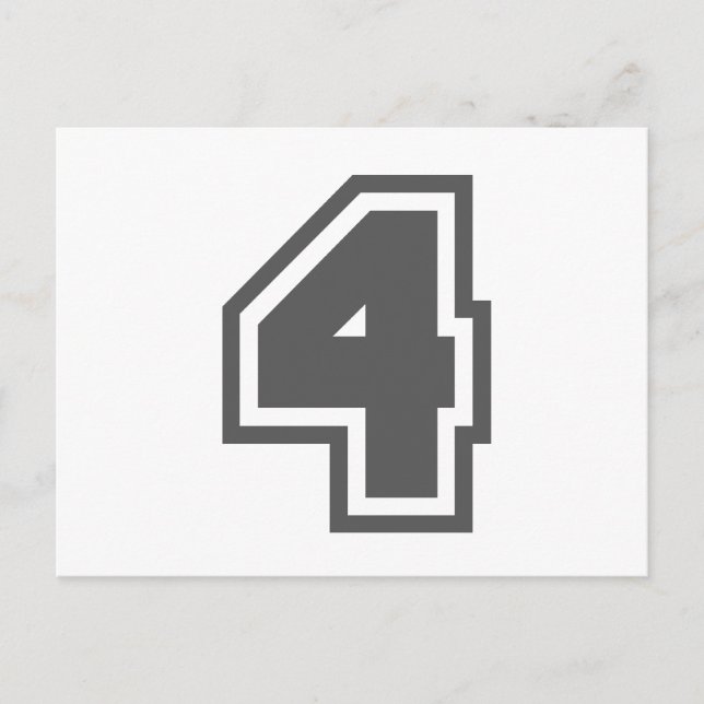 Number 4 postcard (Front)