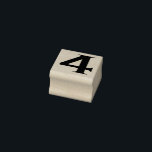 Number 4 Rubber Art Stamp<br><div class="desc">Number 4 Rubber Art Stamp</div>