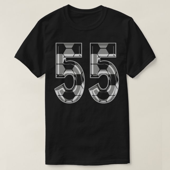 Number 55 Jersey 55 Mum Player Fan T-Shirt (Design Front)