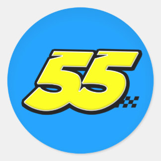 Number 55 - Sticker