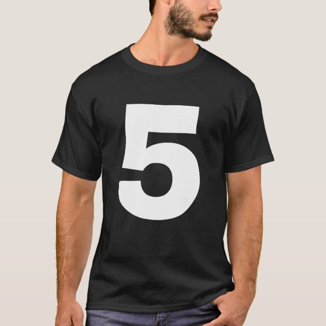Number 5  . Five T-Shirt (Front)