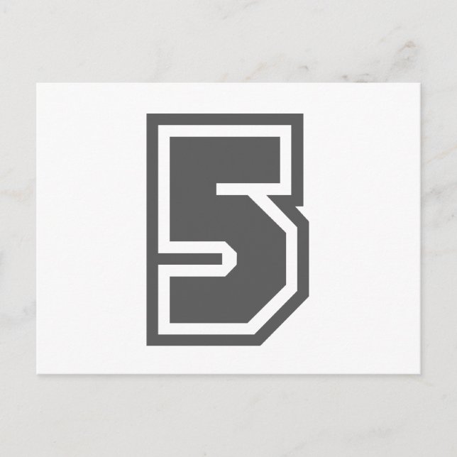 Number 5 postcard (Front)