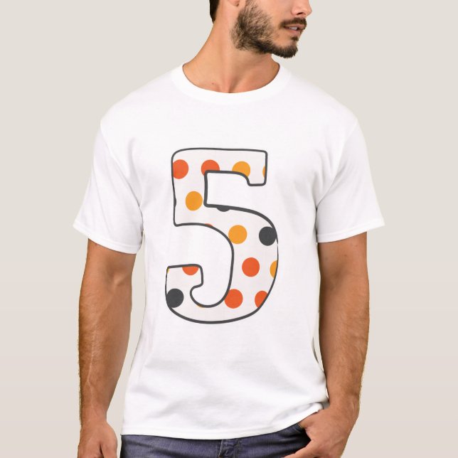 Number 5 T-Shirt (Front)
