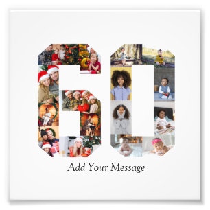 Number 60 Photo Collage