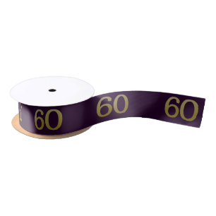 Number 60 Satin Ribbon