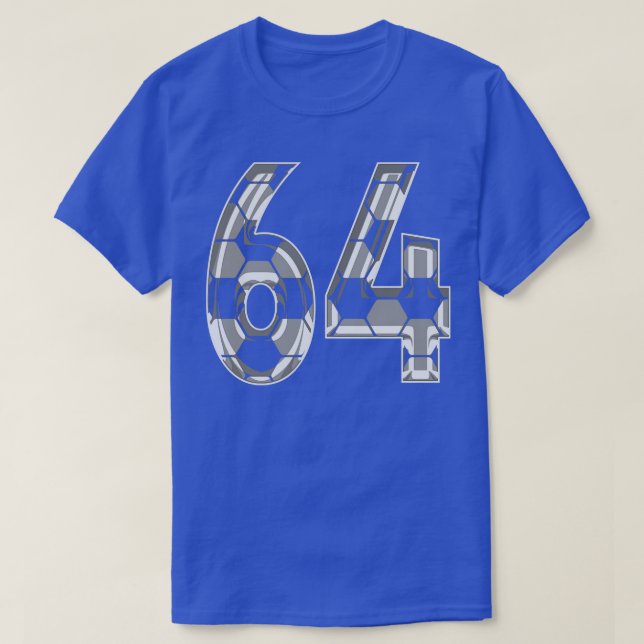 Number 64 Jersey 64 Mum Player Fan T-Shirt (Design Front)