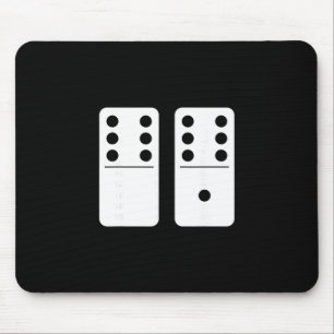 Number 67 Domino Funny Six Seven Meme 6 And 7 Gen Mouse Pad