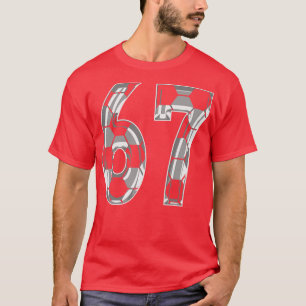 Number 67 Jersey 67 Mum Player Fan T-Shirt