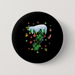 Number 67 Matching Christmas 6 7 Six Seven 6 7 Mem Cm Round Badge
