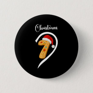Number 67 Matching Christmas 6 7 Six Seven 6 7 Mem Cm Round Badge