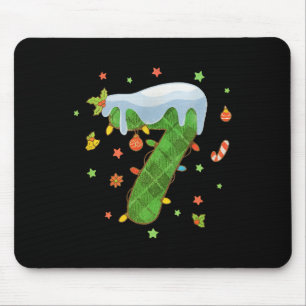 Number 67 Matching Christmas 6 7 Six Seven 6-7 Mem Mouse Pad