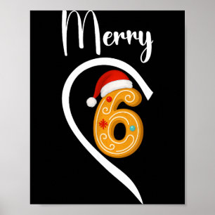 Number 67 Matching Christmas 6 7 Six Seven 6 7 Mem Poster