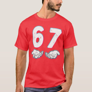 Number 67 Matching Six Seven 6 7 Meme 67 Halloween T-Shirt