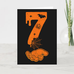 Number 67 Matching Six Seven 6 7 Meme 6 7 Hallowee Card